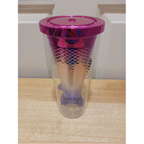 Mermaid Tumbler Pink To Purple - Picture 2 of 4